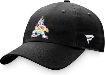 Lids Arizona Coyotes Fanatics Branded Team Logo Pride Adjustable Hat -  Black