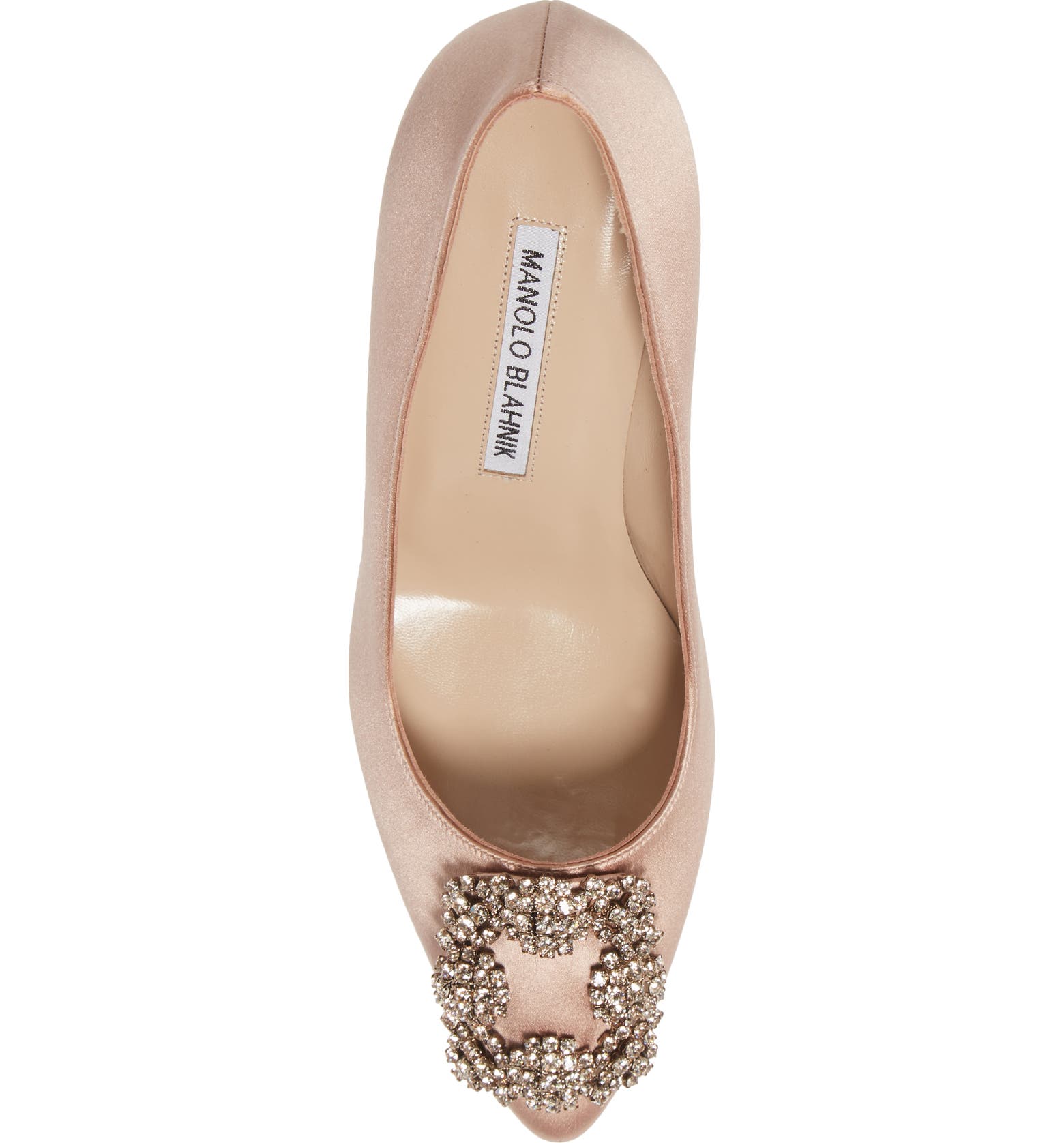 Manolo Blahnik Hangisi Pointed Toe Pump (Women) | Nordstrom
