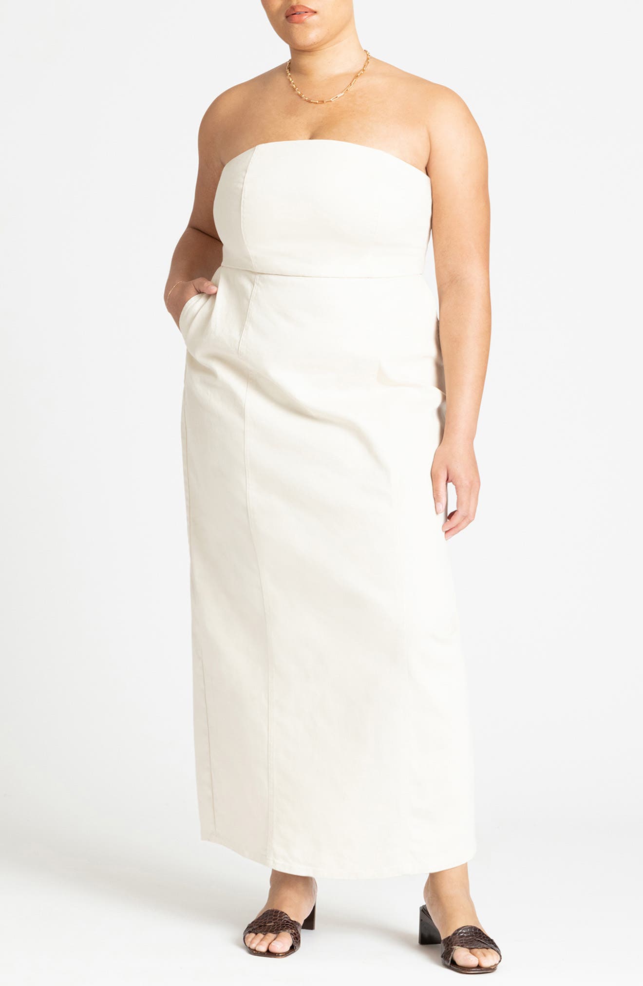 Strapless Plus Size Dresses for Women ...