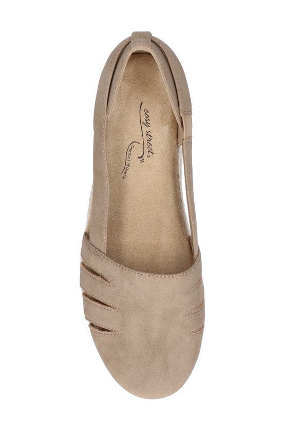 Shop Easy Street Bugsy Platform Sandal In Natural