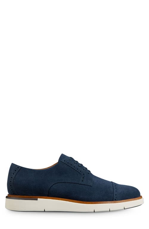 Allen Edmonds Caleb Hybrid Cap Toe Derby In Navy