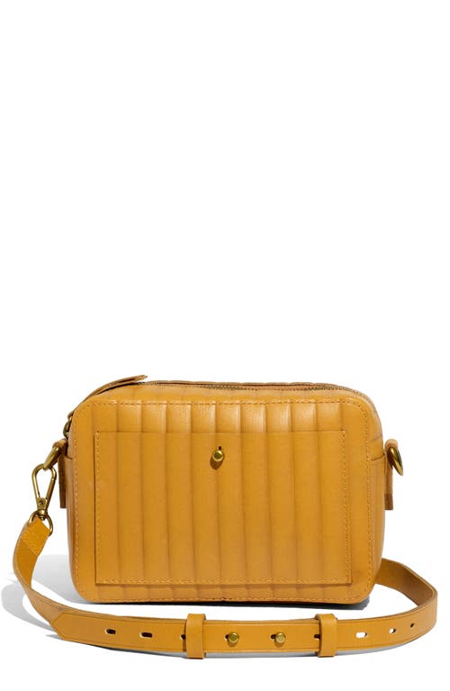 Madewell The Transport Camera Bag: Bubble Pleat Edition in Golden Oak