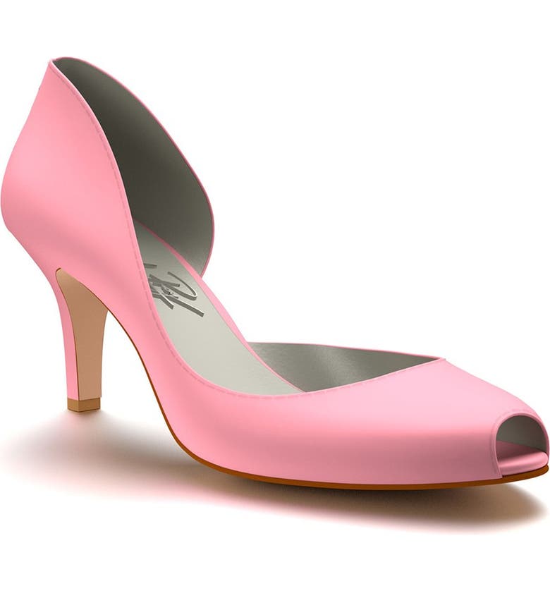 Shoes of Prey Half d'Orsay Peep Toe Pump (Women) | Nordstrom
