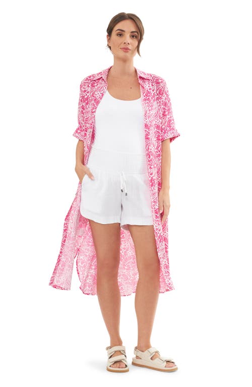 RIPE MATERNITY RIPE MATERNITY JANIS MATERNITY SHIRTDRESS