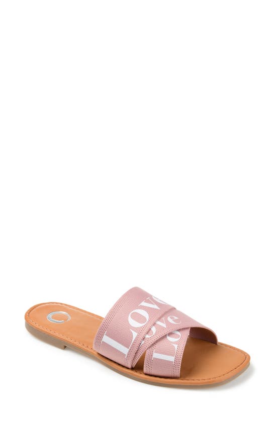 JOURNEE COLLECTION IVANTE SLIDE SANDAL
