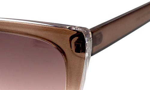 Bcbg 52mm Modern Square Sunglasses In Brown Rose Ombre