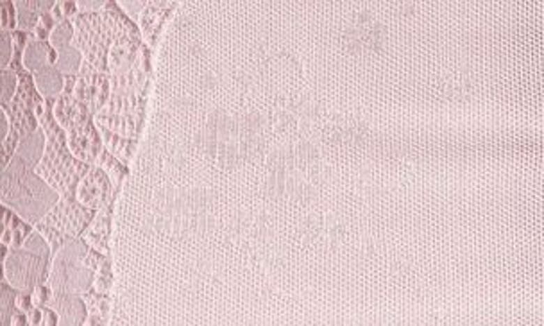 Mistress Rocks Lace Panel Minidress In Mallow