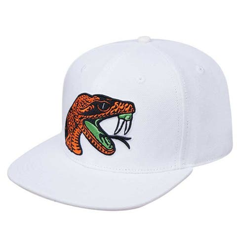 Pro Standard White Cheyney Wolves Mascot Evergreen Wool Snapback Hat