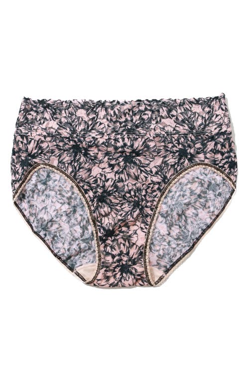 Shop Hanky Panky Print Lace Briefs In Outline Neutral