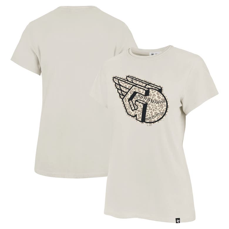 Shop 47 ' Oatmeal Cleveland Guardians Imprint Frankie T-shirt