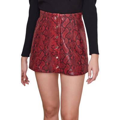 Astr The Label Come Slither Miniskirt