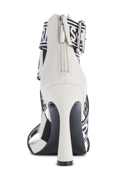 Shop Karl Lagerfeld Paris Careliz Sandal In Soft White