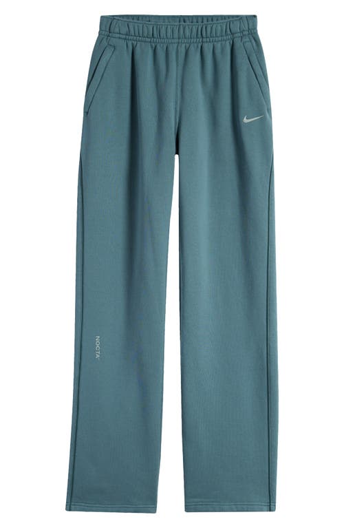 Shop Nike Nocta® X  Fleece Pants In Mineral Slate/faded Spruce