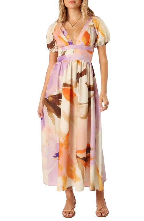 Petal And Pup Petal & Pup Christoff Floral Print Maxi Dress In Multi