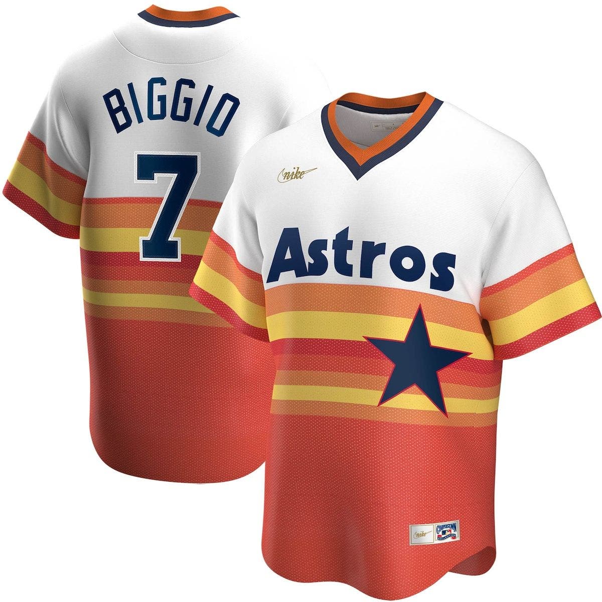 Nike Craig Biggio White Houston Astros 