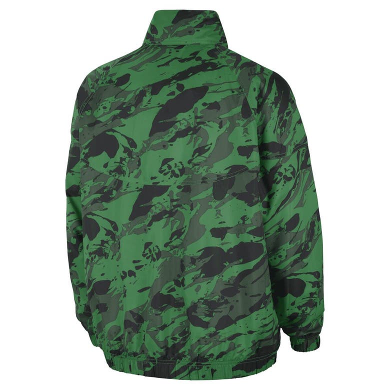 Shop Nike Green Oregon Ducks Anorak Half-zip Jacket