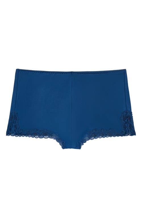 Uwila Warrior Soft Silk Sleep Shorts In Estate Blue