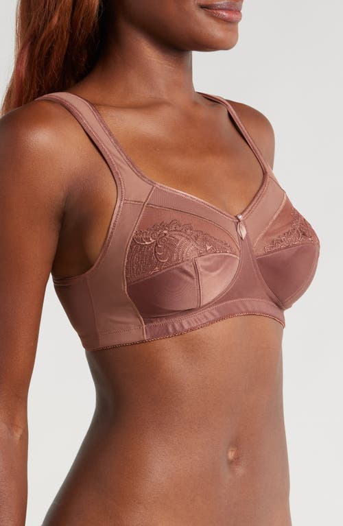 Shop Amoena Isadora Wireless Bra In Mocha