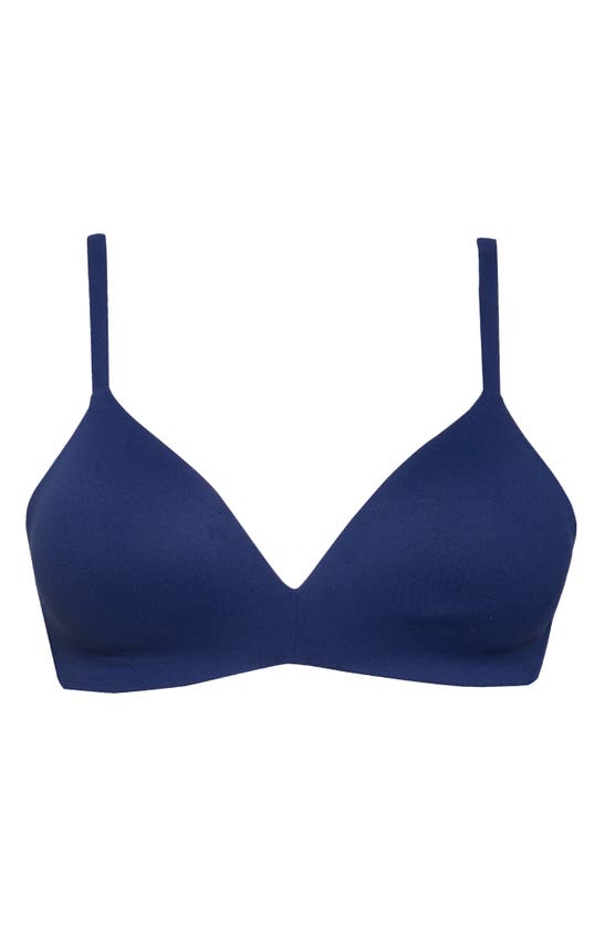 Wacoal How Perfect Wire Free T-shirt Bra In Medieval Blue