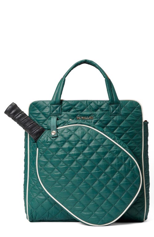 Shop Mz Wallace Quilted Pickleball Tote In Emerald