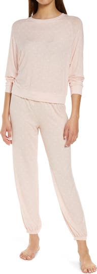 Round Neck Batwing Sleeve Silk Blend Loungewear Nightwear Pajamas –  IDREAMMART