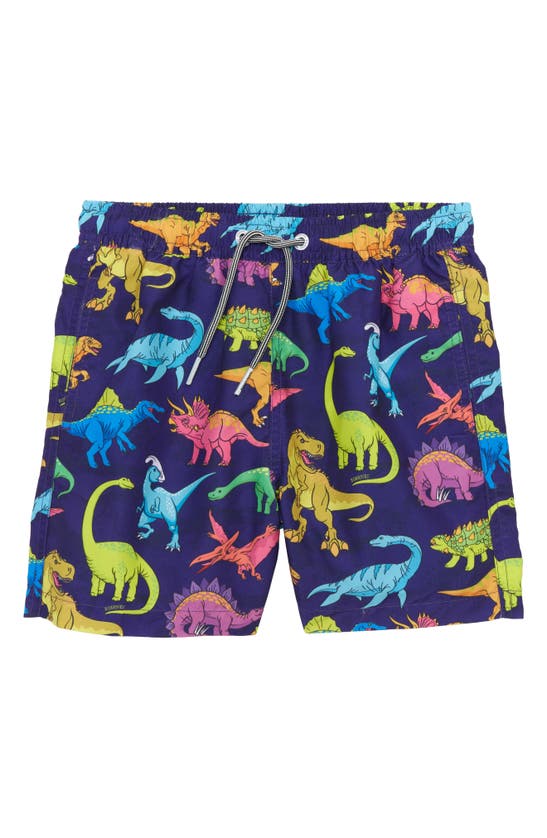 BOARDIES BOARDIES KIDS' VIBRANT DINOS SWIM TRUNKS