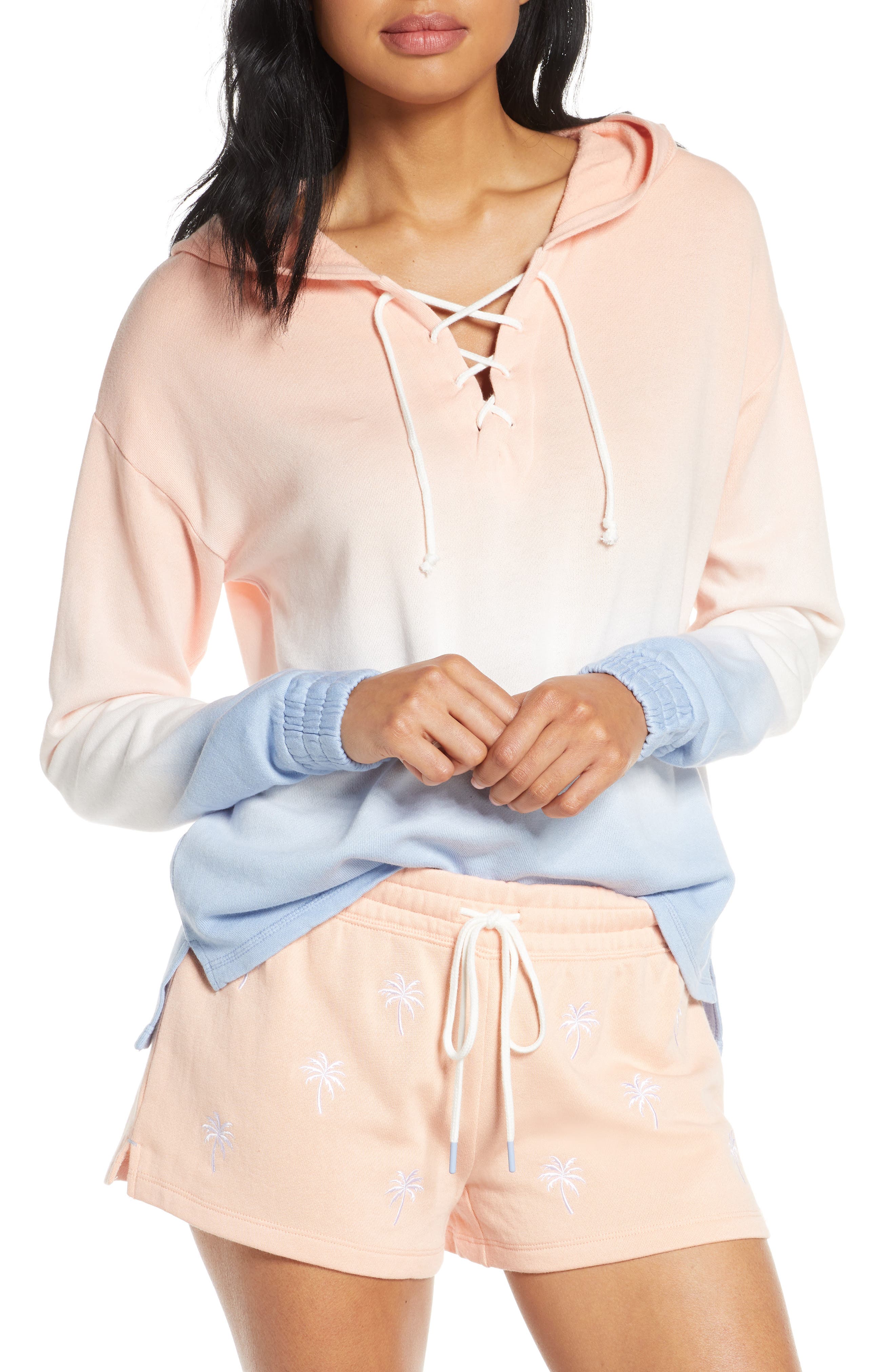Pj Salvage Salty Days Hooded Sweatshirt, Orange