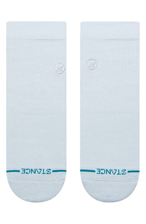 Shop Stance Icon Quarter Crew Socks In Iceblue