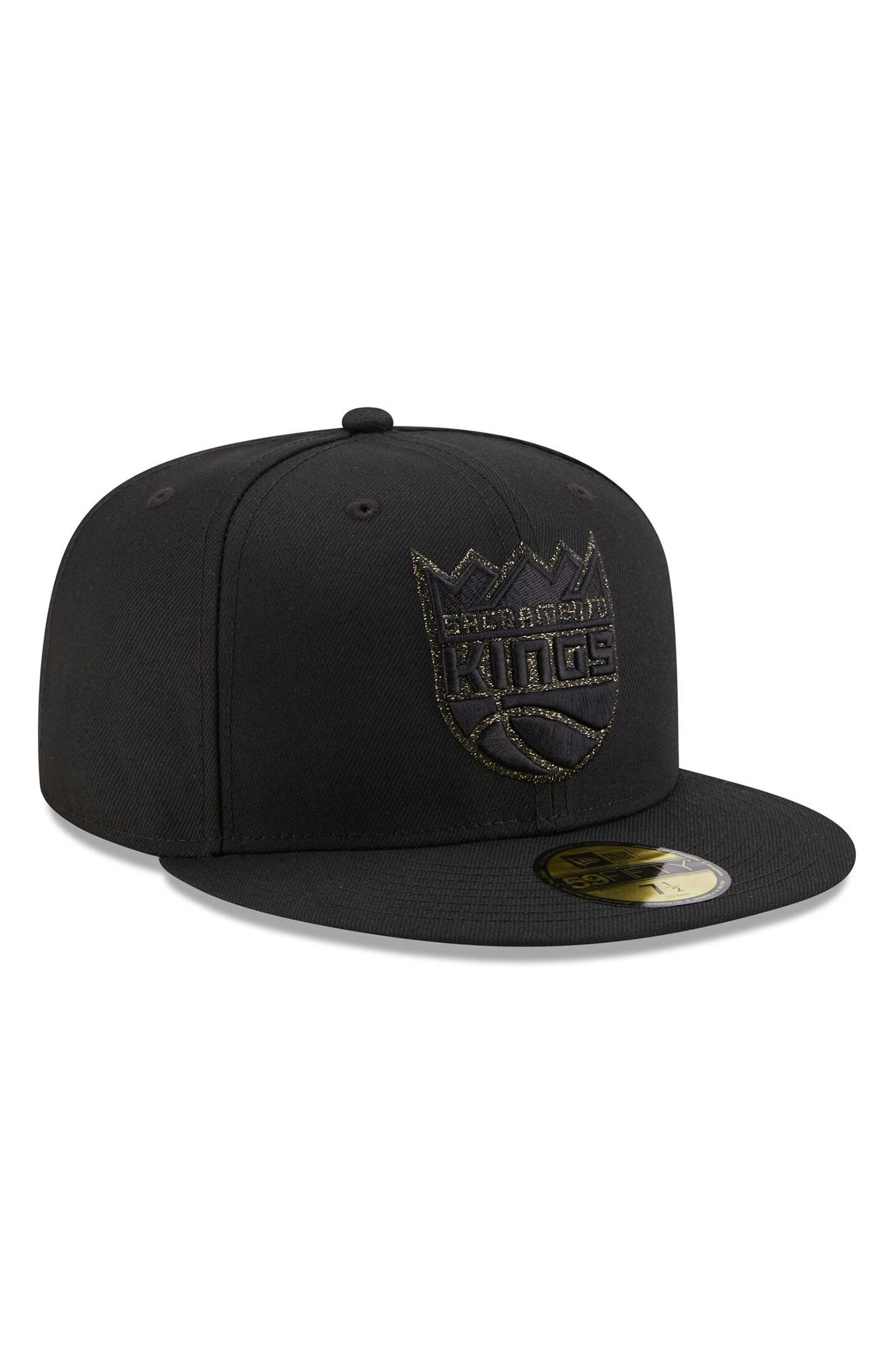 black sacramento kings hat