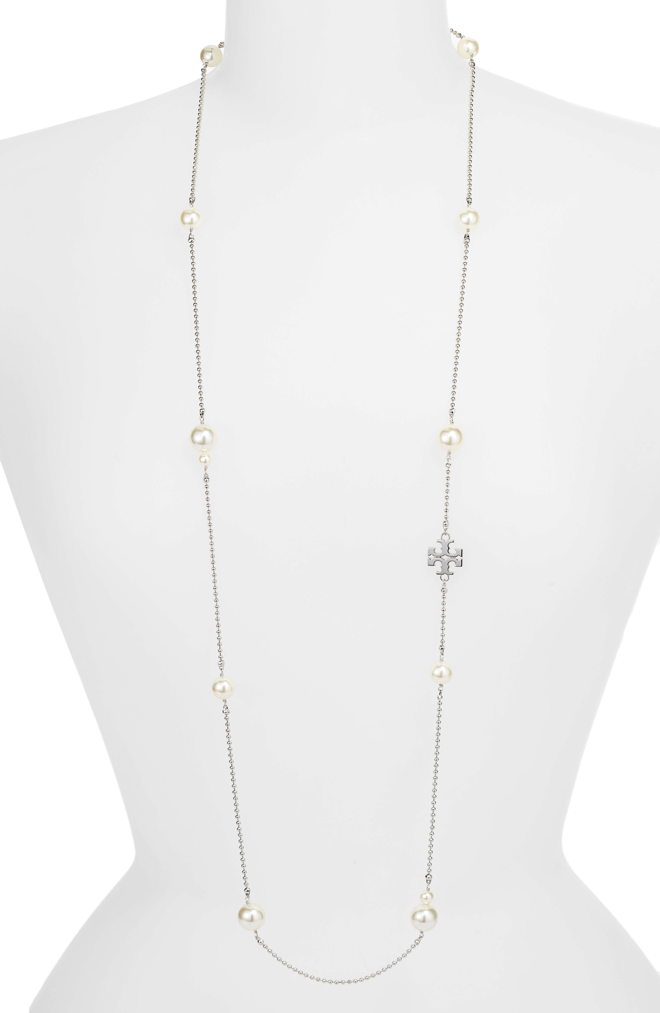 tory burch rosary necklace