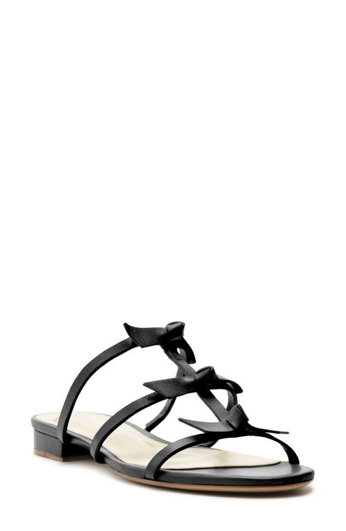 Alexandre Birman Slim Lolita Slide Sandal in Black 