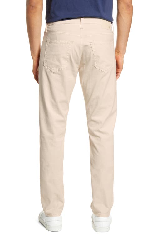 Ag Everett Sud Print Slim Straight Leg Pants In Howe Ivory Dust