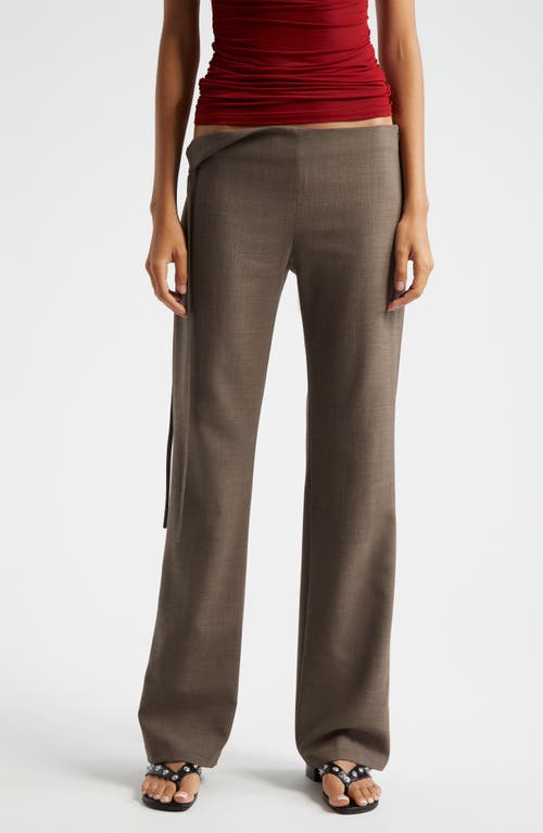 Paloma Wool Side Tie Trousers Brown at Nordstrom, Us