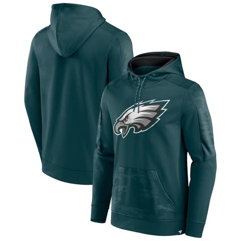 Men's Majestic Threads Midnight Green Philadelphia Eagles Super Bowl LVII Tri-Blend Make It Happen Raglan 3/4 Sleeve T-Shirt Size: Extra Large