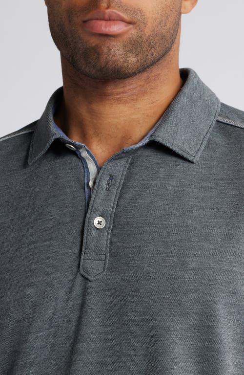 Shop Tommy Bahama Coasta Vera Polo Shirt In Coal