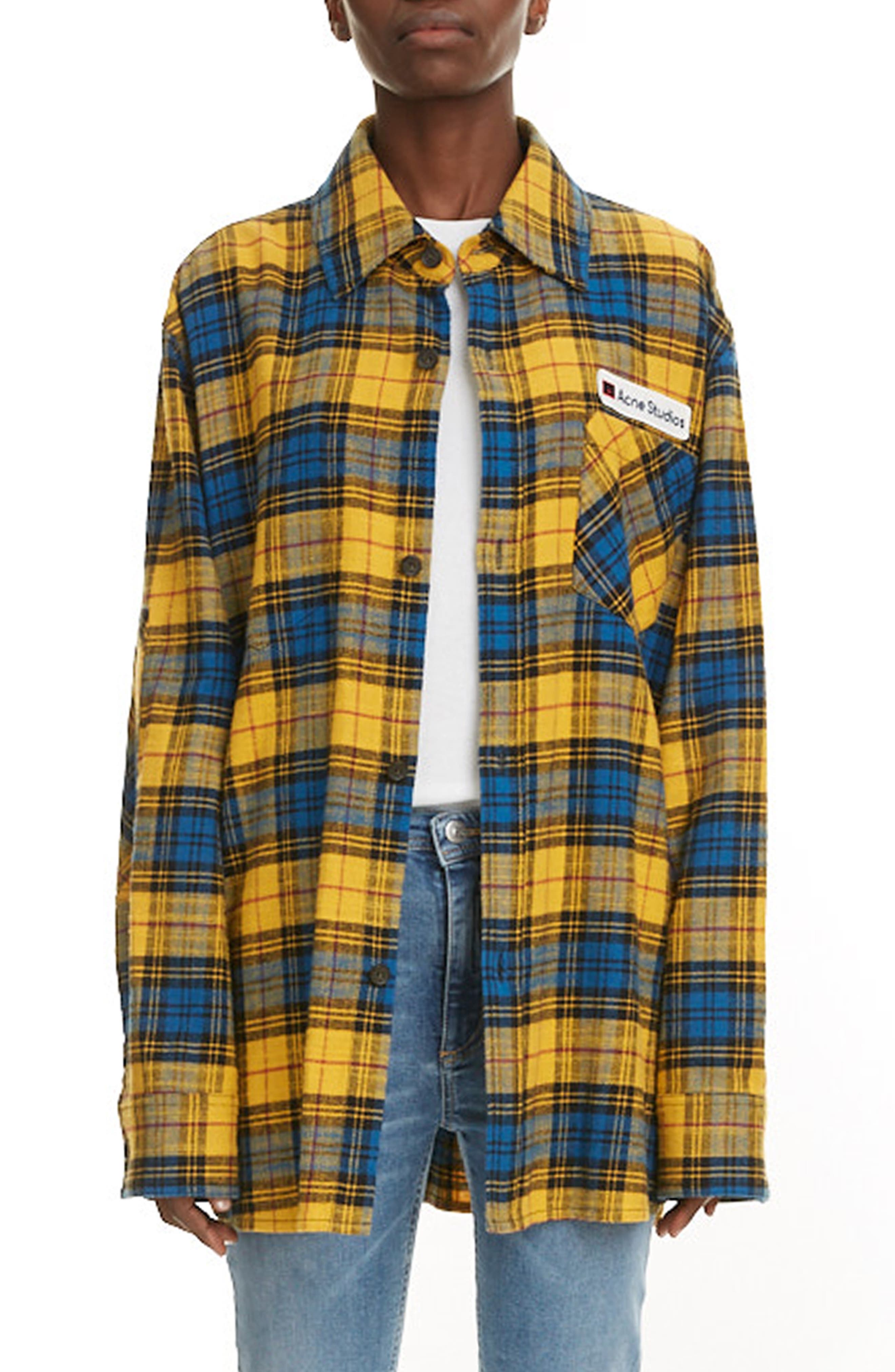 acne flannel shirt