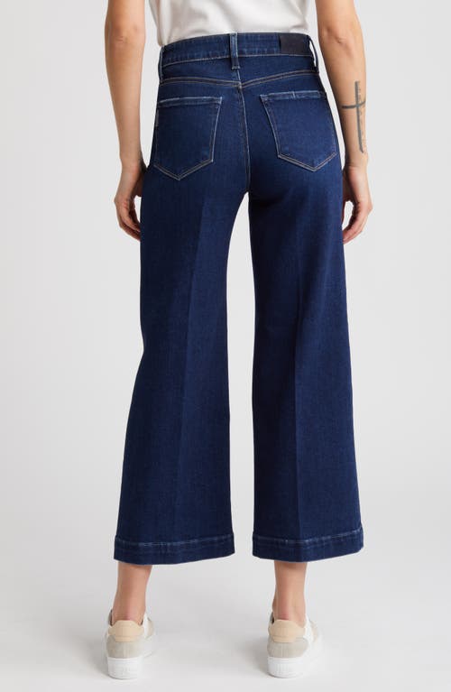 Shop Paige Anessa High Waist Ankle Wide Leg Jeans In Provocative