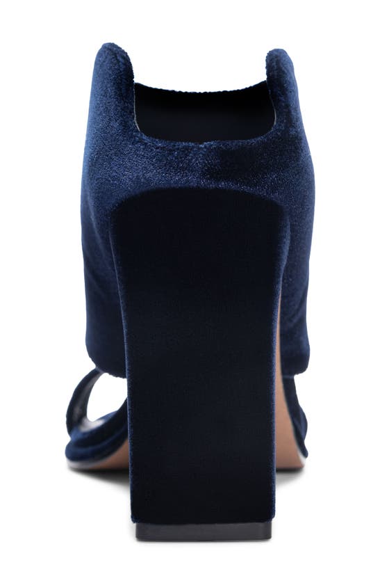 42 Gold Linx Slide Sandal In Navy