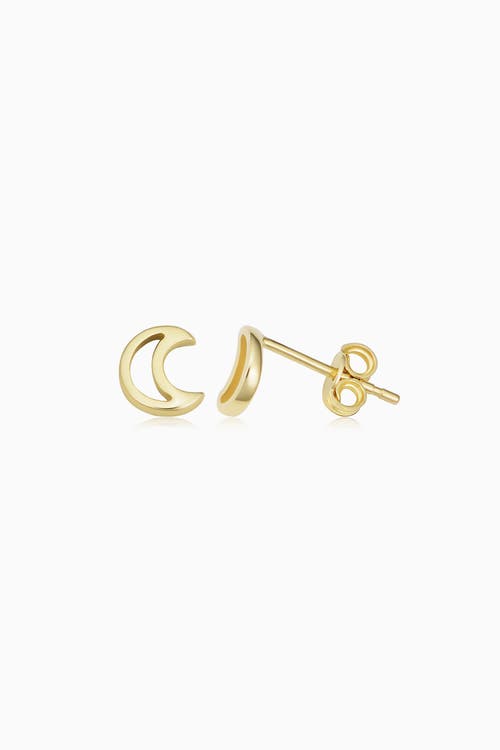Oradina 14k Yellow Gold Moondance Studs In Yellow Gold