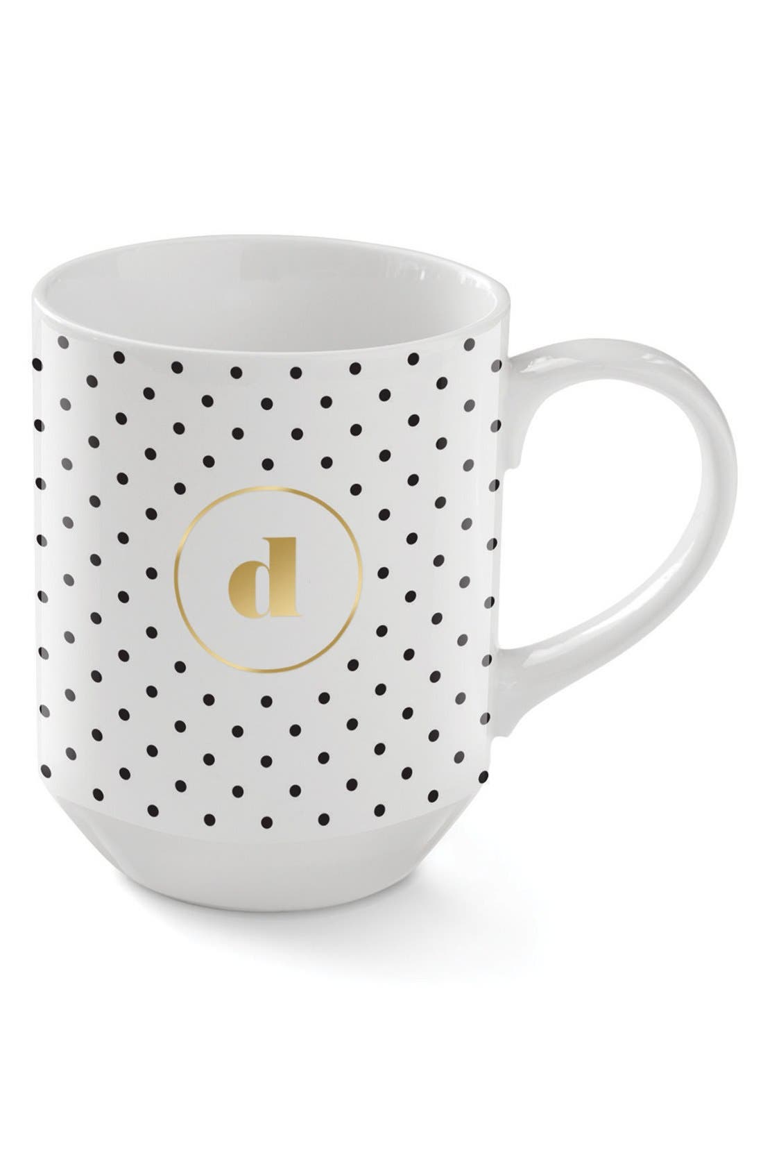 Fringe Studio 'Polka Dots' Monogram Mug Nordstrom