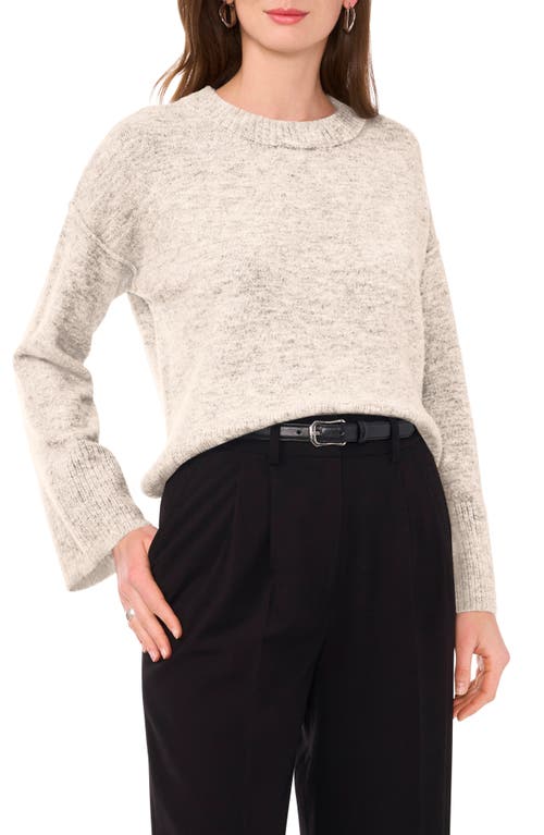 Shop Vince Camuto Crewneck Sweater In Malted