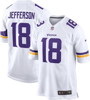 Youth Nike Justin Jefferson Purple Minnesota Vikings Alternate Game Jersey