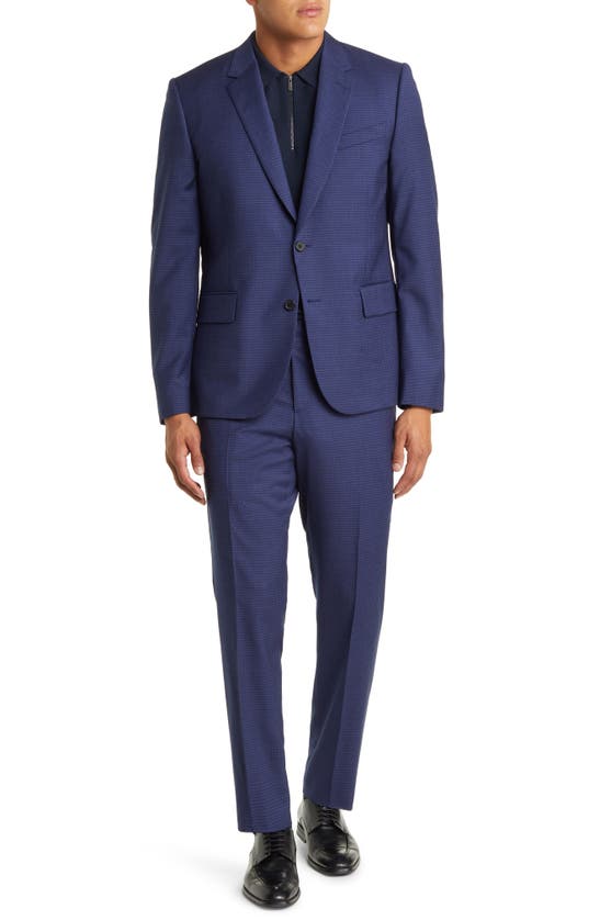 PAUL SMITH TAILORED FIT CHECK WOOL SUIT