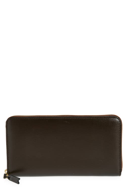 Comme des Garçons Wallets Classic Leather Long Wallet in Brown at Nordstrom