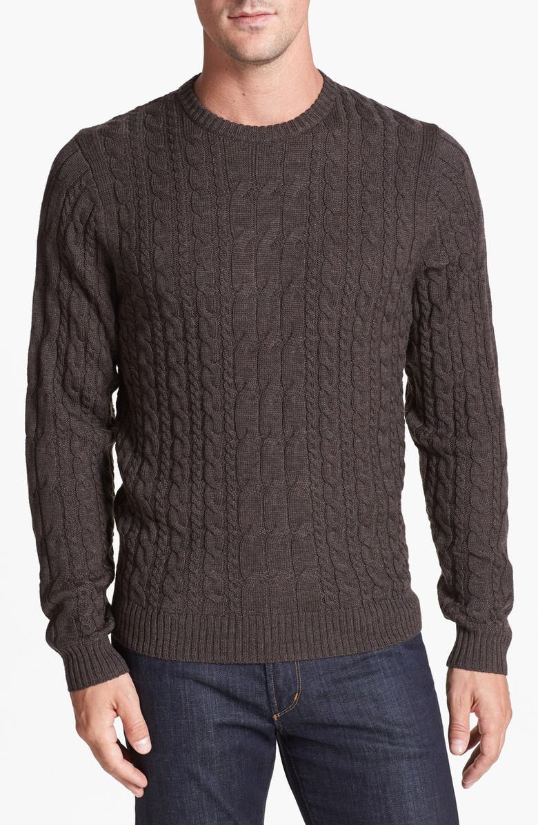 Nordstrom Cable Knit Merino Wool Sweater | Nordstrom