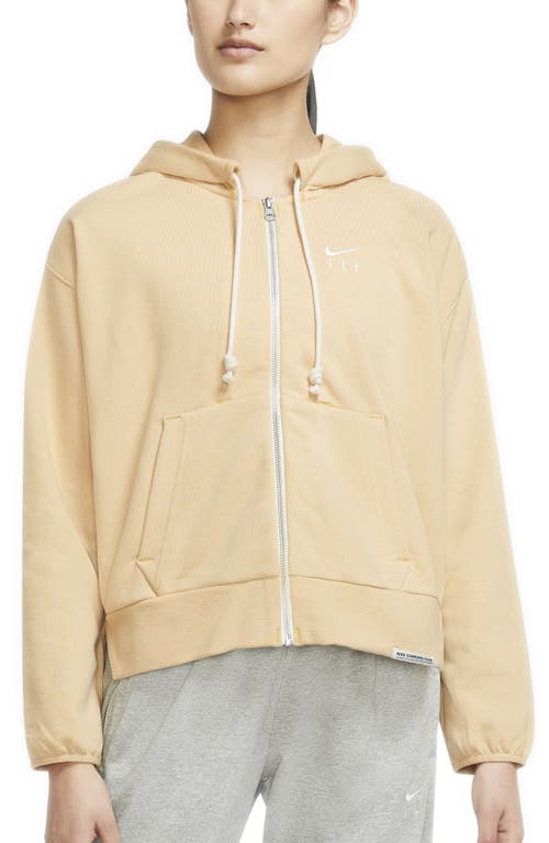 Nike Dri-fit Basketball Hoodie In Sesame/pale Ivory