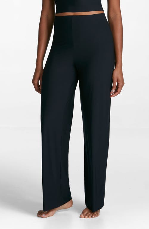 Shop Commando Butter High Waist Wide Leg Pants In Black