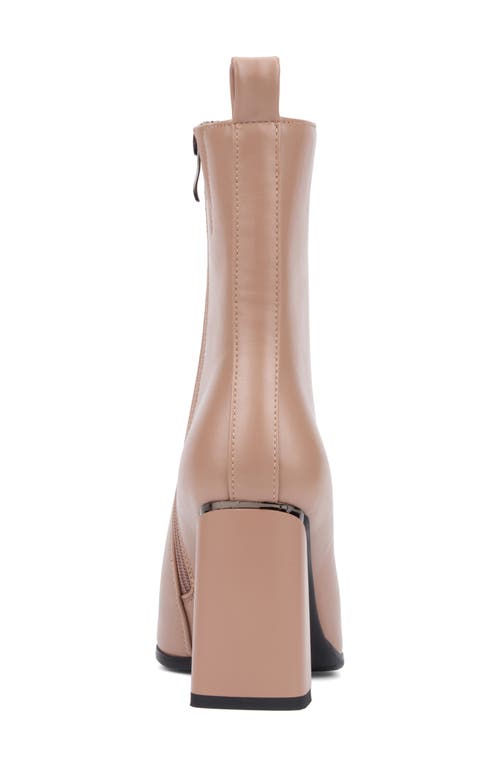 Torgeis Zipper Bootie In Taupe