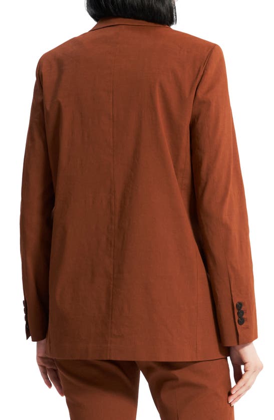 THEORY THEORY DOUBLE BREASTED LINEN BLEND JACKET