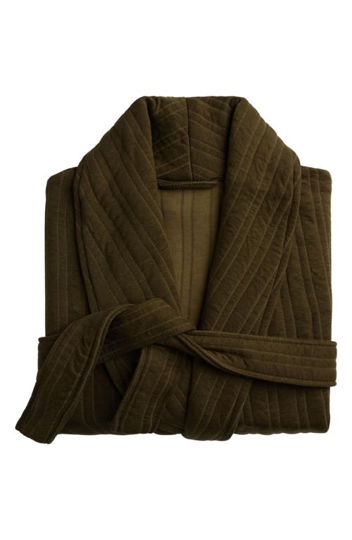 Parachute Cozy Knit Robe In Olive